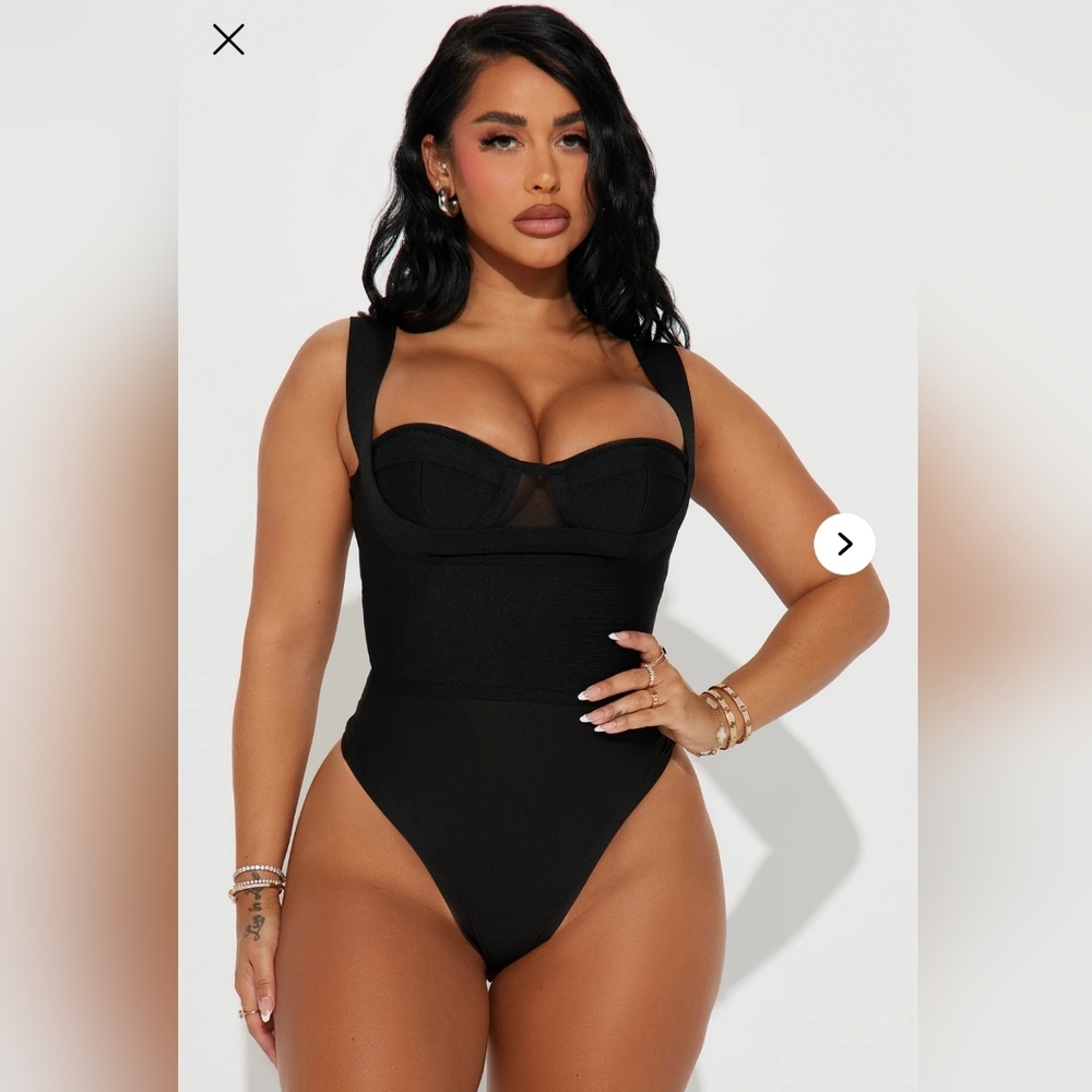 Black Bandage Bodysuit